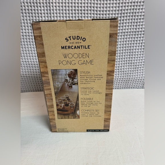 Wooden Pong Game - Picture 4 of 6